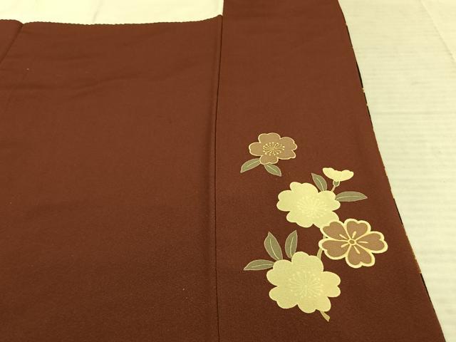 平和屋着物●ファッションデザイナー 花井幸子　振袖　駒刺繍　松竹梅　金彩　伊勢丹扱い　正絹　逸品　AABE5821fy 平和屋着物○ファッションデザイナー 花井幸子 振袖 駒刺繍 松竹梅