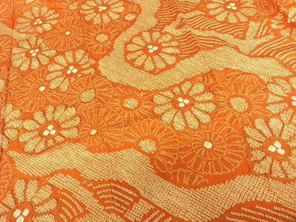 平和屋着物●豪華振袖　駒刺繍　絞り　舞花文　高島屋扱い　正絹　逸品　AABE5825fy