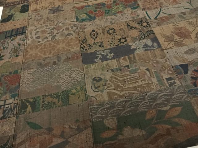 平和屋着物●小千谷紬　手織　百柄　つなぎ糸工房謹製　証紙付き　正絹　逸品　AABE5827fy 平和屋着物○小千谷紬 手織 百柄 つなぎ糸工房謹製 証紙付き 正絹 逸品