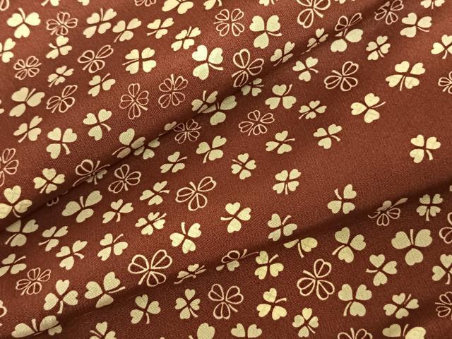 平和屋着物●長襦袢　袷　舞花文　正絹　逸品　AABE5829fy