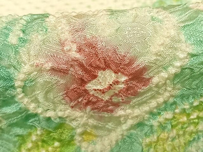 平和屋着物●豪華振袖　総絞り　草花文　正絹　逸品　AABE5834fy
