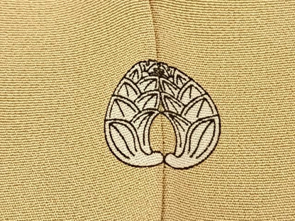 平和屋着物●訪問着　友禅　作家物　一峰　花鳥文　正絹　逸品　AABE5840fy