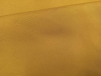 平和屋着物●上質な色無地 立波地紋 玉蜀黍色 正絹 逸品 AABE5859ph