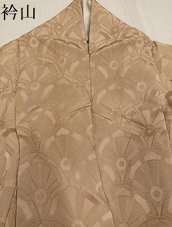 平和屋着物●訪問着　花唐草文　金彩　正絹　逸品　AABE5897ph