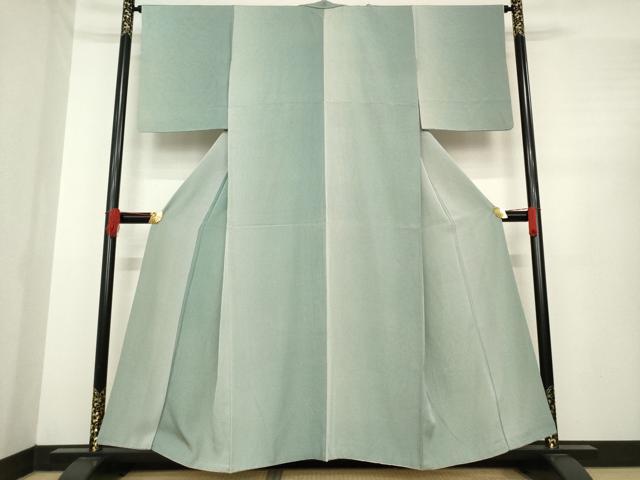 平和屋着物●上質な小紋　間道　正絹　逸品　AABE5944ck