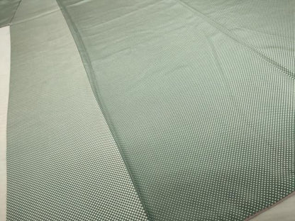 平和屋着物●上質な小紋　間道　正絹　逸品　AABE5944ck