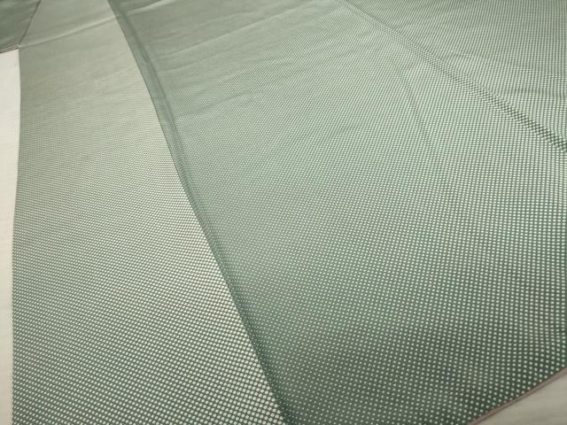 平和屋着物●上質な小紋　間道　正絹　逸品　AABE5944ck