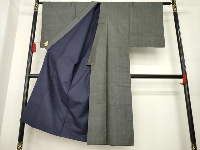 平和屋着物●男性　本場大島紬　アンサンブル　亀甲文　正絹　逸品　AABE5953ck