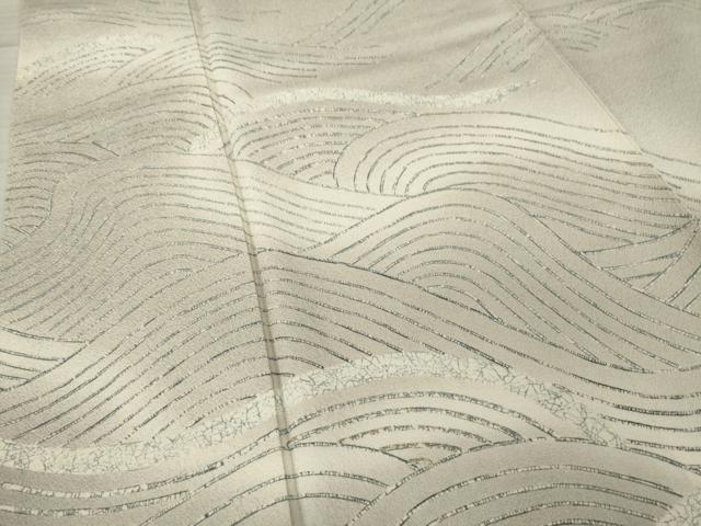 平和屋着物●訪問着　立波文　一珍染　暈し染め　正絹　逸品　未使用　AABE5990ck 平和屋着物○訪問着 立波文 一珍染 暈し染め 正絹 逸品