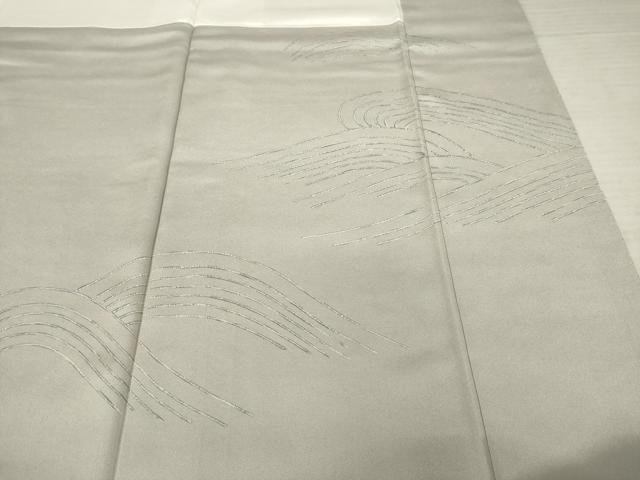 平和屋着物●訪問着　立波文　一珍染　暈し染め　正絹　逸品　未使用　AABE5990ck