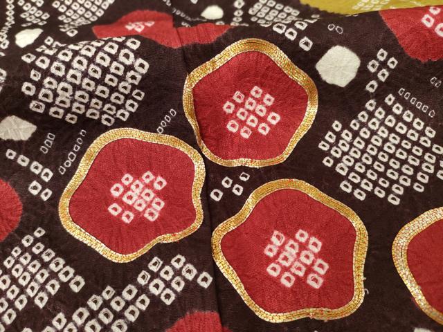 平和屋着物●豪華振袖　駒刺繍　絞り　枝梅文　正絹　逸品　AABE5992ck 平和屋着物○豪華振袖 駒刺繍 絞り 枝梅文 正絹 逸品 AABE5992ck