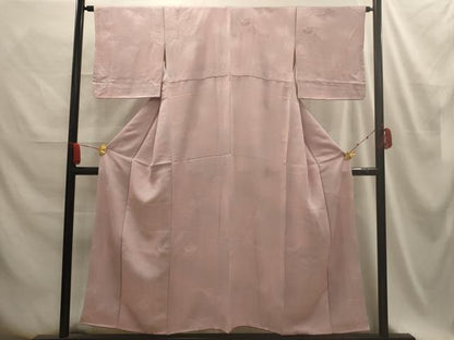 平和屋着物■上質な小紋　雲取扇面地紋　暈し染め　正絹　逸品　AABE6021sx