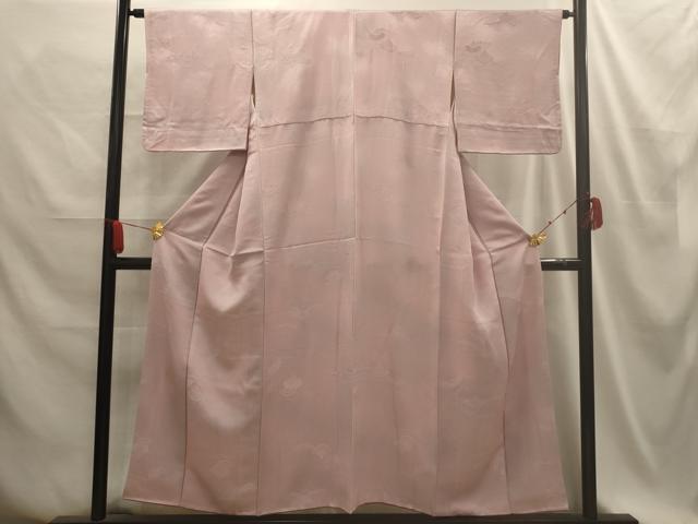 平和屋着物■上質な小紋　雲取扇面地紋　暈し染め　正絹　逸品　AABE6021sx