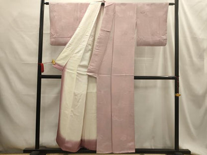 平和屋着物■上質な小紋　雲取扇面地紋　暈し染め　正絹　逸品　AABE6021sx