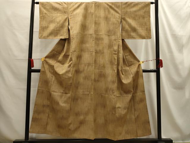 平和屋着物■上質な紬　間道　正絹　逸品　AABE6092sx