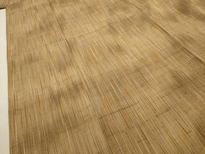 平和屋着物■上質な紬　間道　正絹　逸品　AABE6092sx