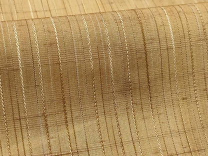 平和屋着物■上質な紬　間道　正絹　逸品　AABE6092sx