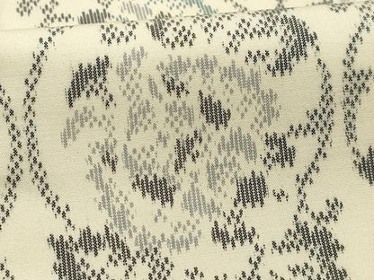 平和屋着物■上質な紬　花丸文　正絹　逸品　AABE6343sx