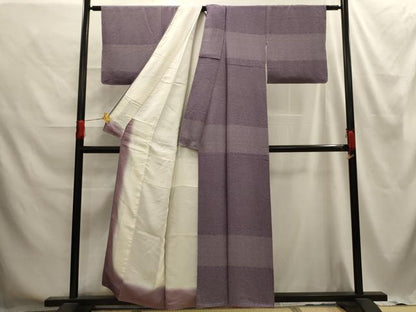 平和屋着物■江戸小紋 流水花文 正絹 逸品 AABE6384sx