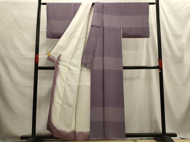 平和屋着物■江戸小紋 流水花文 正絹 逸品 AABE6384sx