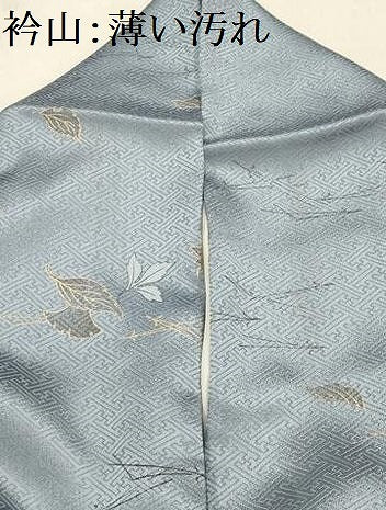 平和屋着物■色留訪問着　刺繍　花車文　金彩　正絹　逸品　AABE6390sx