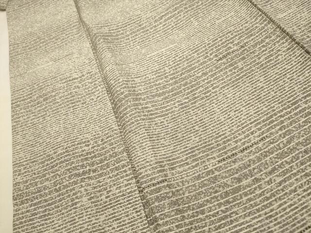 平和屋着物■上質な小紋 横段文 正絹 逸品 AABE6433sx