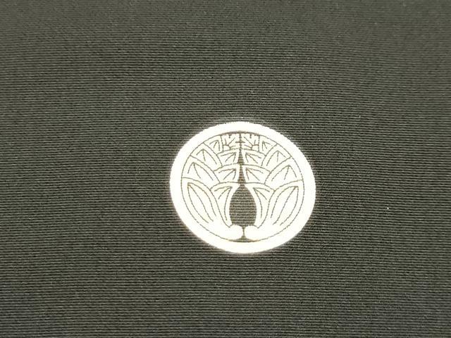 平和屋着物■豪華黒留袖　花鳥風景文　寿光織　暈し染め　正絹　逸品　AABE6447sx