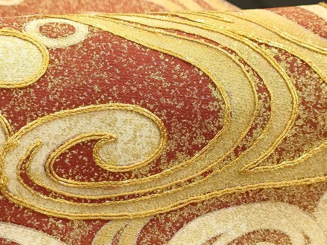 平和屋着物■豪華黒留袖　駒刺繍　光琳水　金彩　正絹　逸品　AABE6449sx