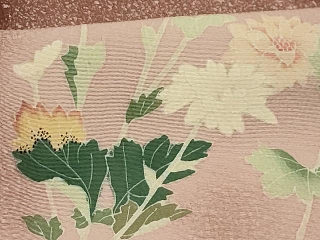 平和屋着物■訪問着 作家物 枝花文 暈し染め 正絹 逸品 AABE6483sx