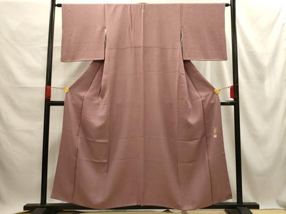 平和屋着物■本草木染作家 圓啓 江戸小紋 鮫小紋柄 正絹 逸品 AABE6488sx