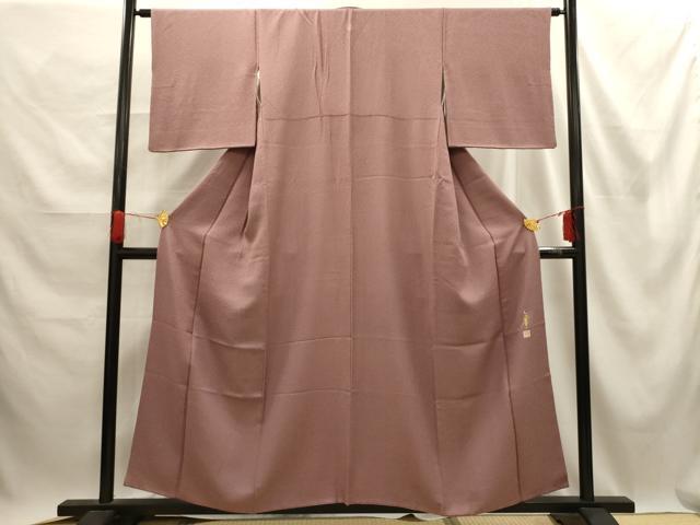 平和屋着物■本草木染作家 圓啓 江戸小紋 鮫小紋柄 正絹 逸品 AABE6488sx