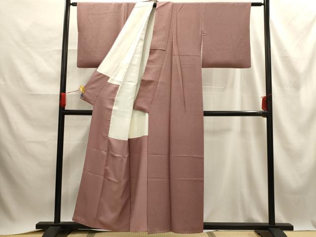 平和屋着物■本草木染作家 圓啓 江戸小紋 鮫小紋柄 正絹 逸品 AABE6488sx
