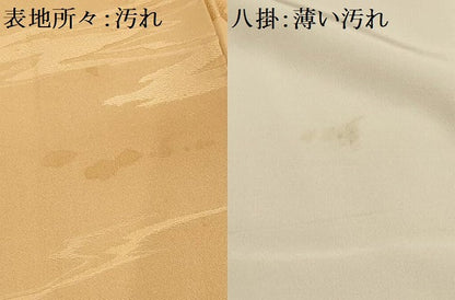 平和屋着物■上質な小紋 流水文 暈し染め 正絹 逸品 AABE6496sx