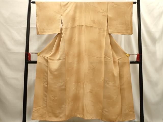 平和屋着物■上質な小紋 流水文 暈し染め 正絹 逸品 AABE6496sx