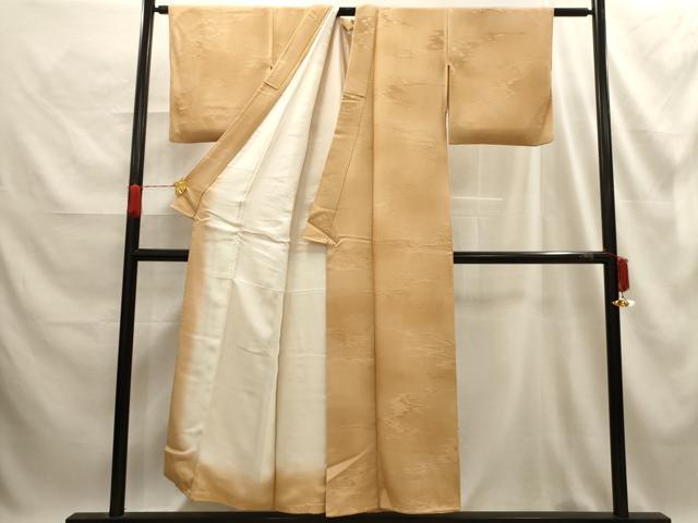 平和屋着物■上質な小紋 流水文 暈し染め 正絹 逸品 AABE6496sx