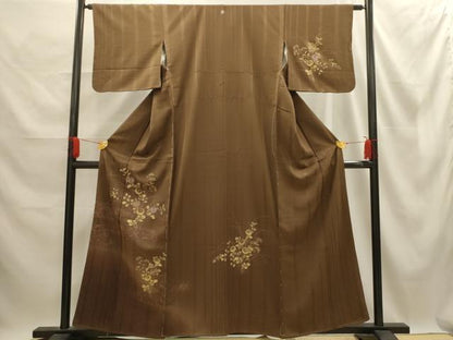 平和屋着物■訪問着 刺繍 霞花文 金彩 正絹 逸品 AABE6497sx