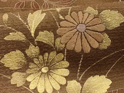 平和屋着物■訪問着 刺繍 霞花文 金彩 正絹 逸品 AABE6497sx