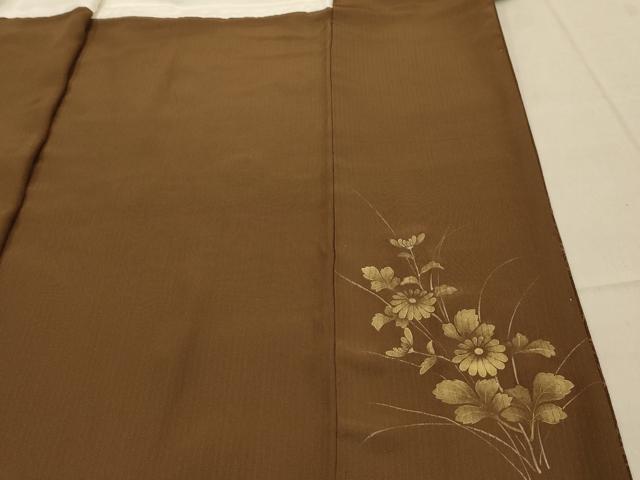 平和屋着物■訪問着 刺繍 霞花文 金彩 正絹 逸品 AABE6497sx