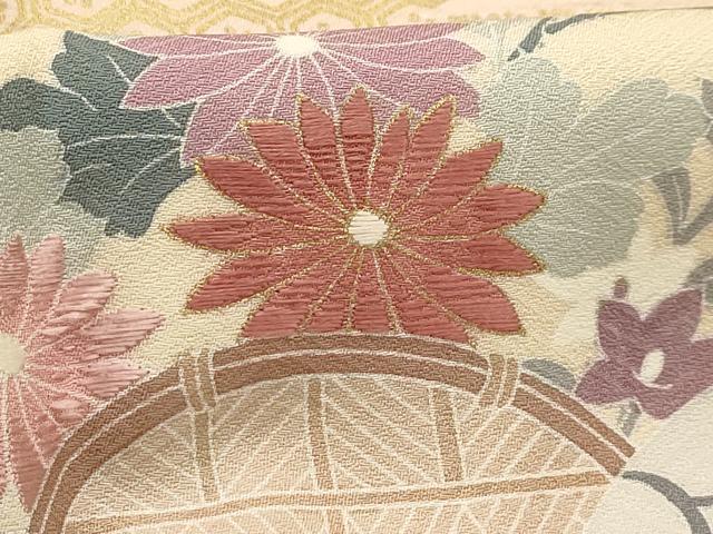 平和屋着物■訪問着 松竹梅流水花文 金彩 正絹 逸品 AABE6539sx