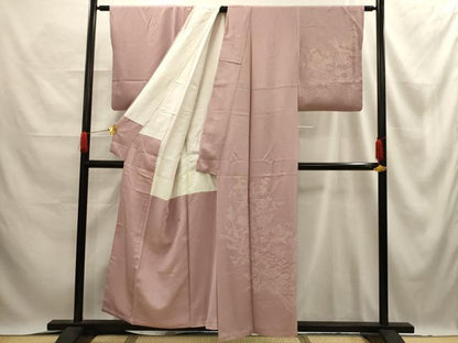 平和屋着物■伝統工芸士 服部光擴 江戸小紋 訪問着 松竹梅風景文 正絹 逸品 AABE6542sx