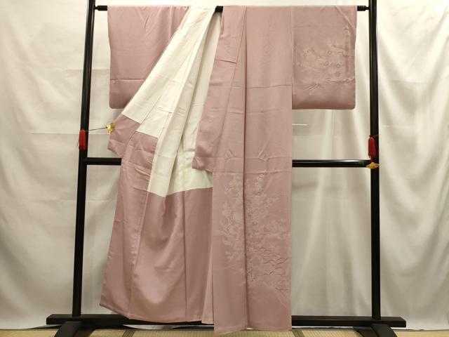 平和屋着物■伝統工芸士 服部光擴 江戸小紋 訪問着 松竹梅風景文 正絹 逸品 AABE6542sx