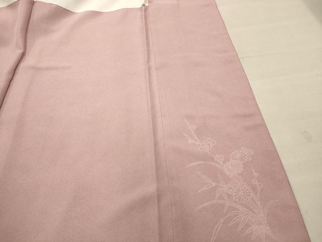 平和屋着物■伝統工芸士 服部光擴 江戸小紋 訪問着 松竹梅風景文 正絹 逸品 AABE6542sx