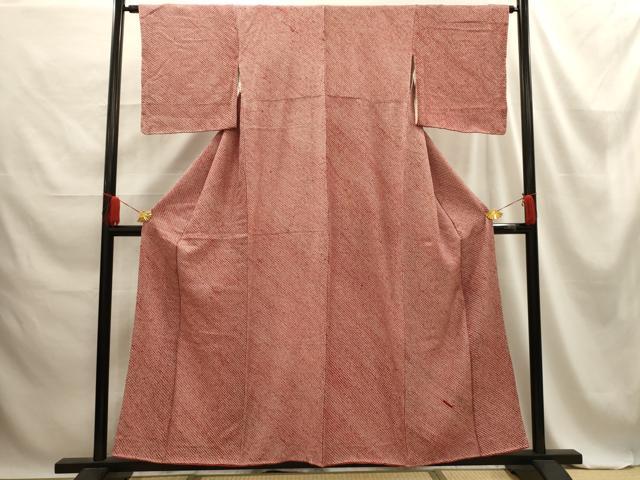 平和屋着物■大変加工の良い総絞り小紋 総絞り 正絹 逸品 AABE6560sx