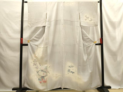 平和屋着物■訪問着 飾花文 暈し染め 正絹 逸品 AABE6573sx