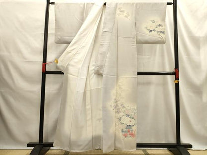 平和屋着物■訪問着 飾花文 暈し染め 正絹 逸品 AABE6573sx