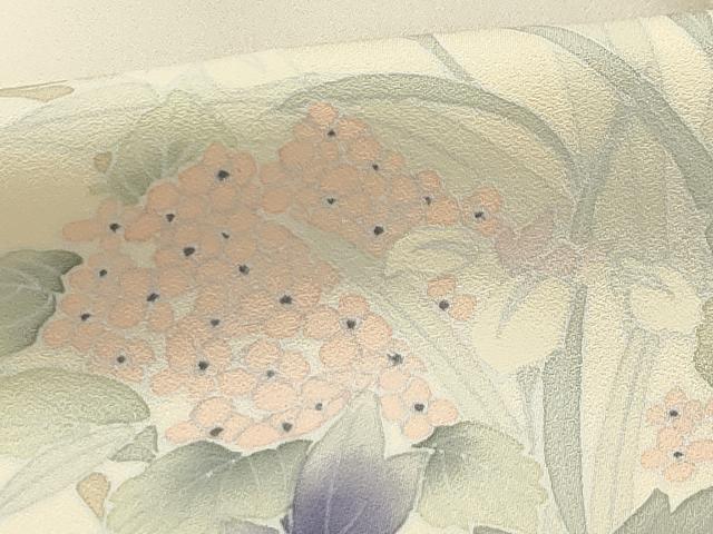 平和屋着物■訪問着 飾花文 暈し染め 正絹 逸品 AABE6573sx