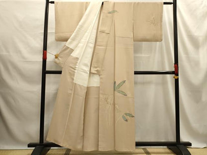 平和屋着物■訪問着 刺繍 南天文 金彩 銀糸 正絹 逸品 AABE6576sx