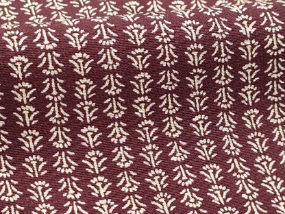 平和屋着物■江戸小紋 花間道 反端付き 正絹 逸品 AABE6583sx