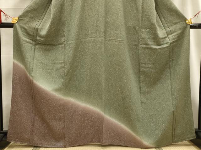 平和屋着物■訪問着 霞文 暈し染め 正絹 逸品 AABE6586sx