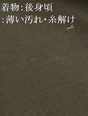 平和屋着物■男性　紬　アンサンブル　檳榔子染色　正絹　逸品　AABE6592sx